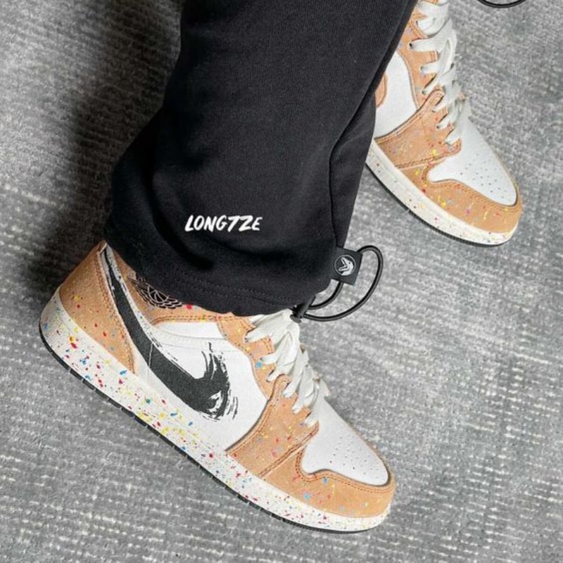 Air Jordan 1 Mid Se Brushstroke