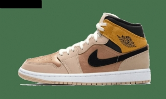 Air Jordan 1 Mid Se Particle Beige