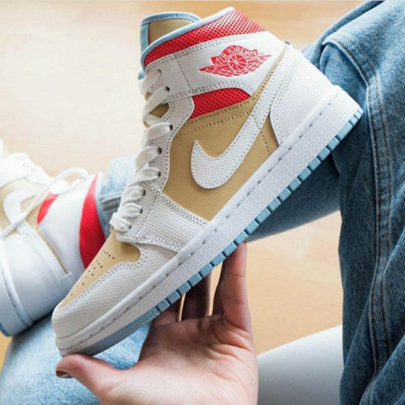 Air Jordan 1 Mid Se Sesame