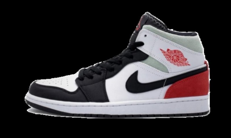 Air Jordan 1 Mid Se Union Musta Toe