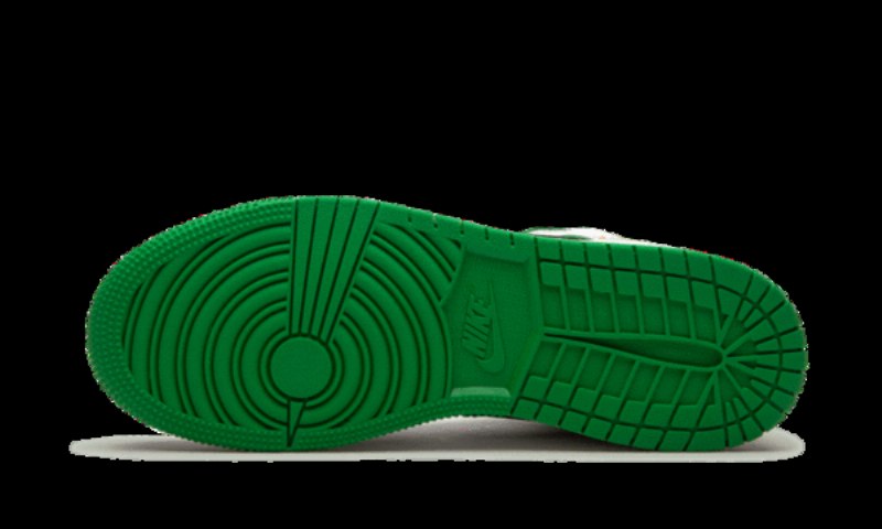 Air Jordan 1 Mid Se Valkoinen Laser Oranssi Lucky Green