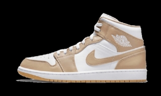 Air Jordan 1 Mid Tan Gum
