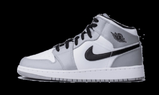 Air Jordan 1 Mid Vaalea Savun Harmaa