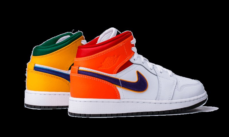 Air Jordan 1 Mid Vaihtoehtoinen Moniväri
