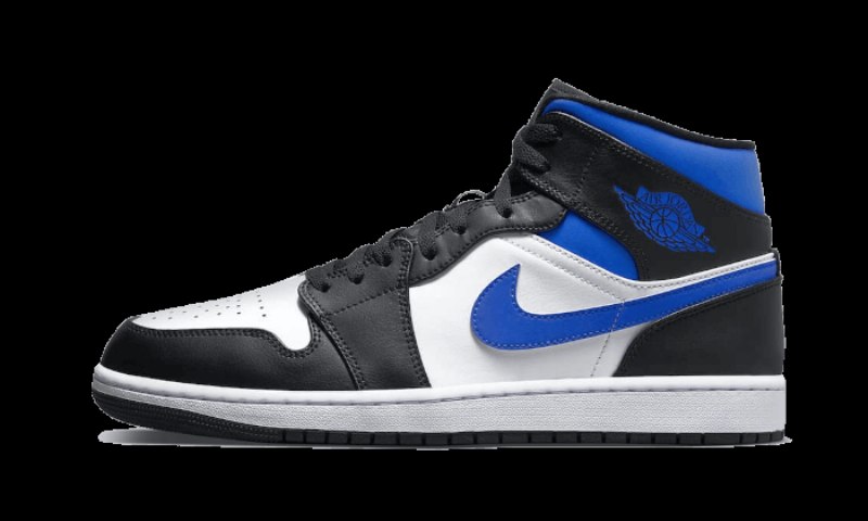Air Jordan 1 Mid White Black Royal
