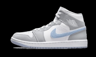 Air Jordan 1 Mid Wolf Gray