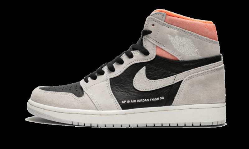 Air Jordan 1 Retro High Neutral Gray Hyper Crimson