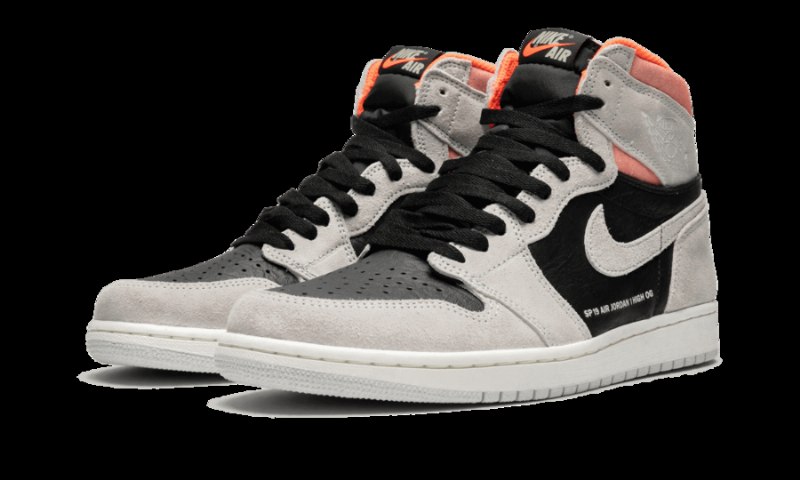 Air Jordan 1 Retro High Neutral Gray Hyper Crimson