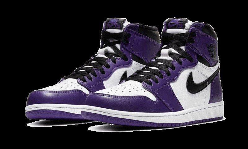 Air Jordan 1 Retro High Og Court Purple Valkoinen