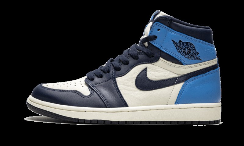 Air Jordan 1 Retro High Og Obsidiaan Unc 2019