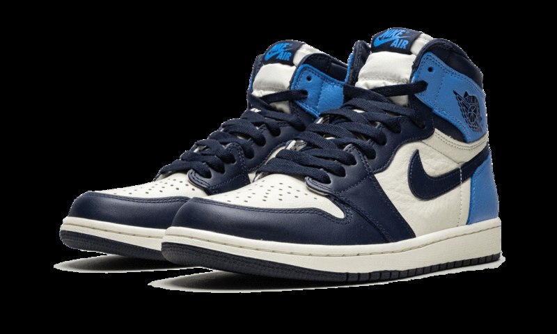 Air Jordan 1 Retro High Og Obsidiaan Unc 2019