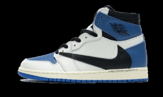 Air Jordan 1 Retro High Og Sp Travis Scott Fragment Military Blue