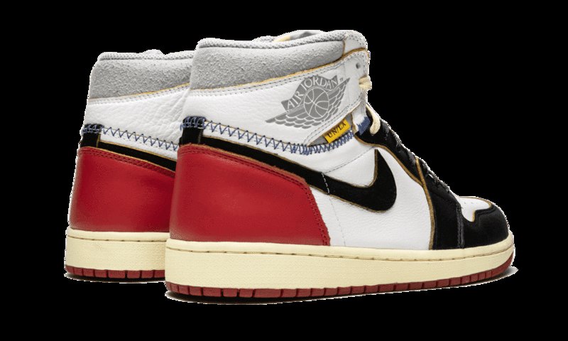 Air Jordan 1 Retro High Union Los Angeles Musta Toe