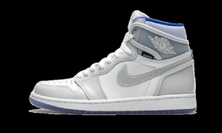 Air Jordan 1 Retro High Zoom Valkoinen Racer Sininen