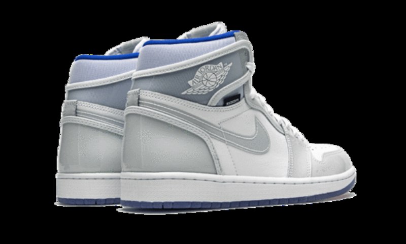 Air Jordan 1 Retro High Zoom Valkoinen Racer Sininen