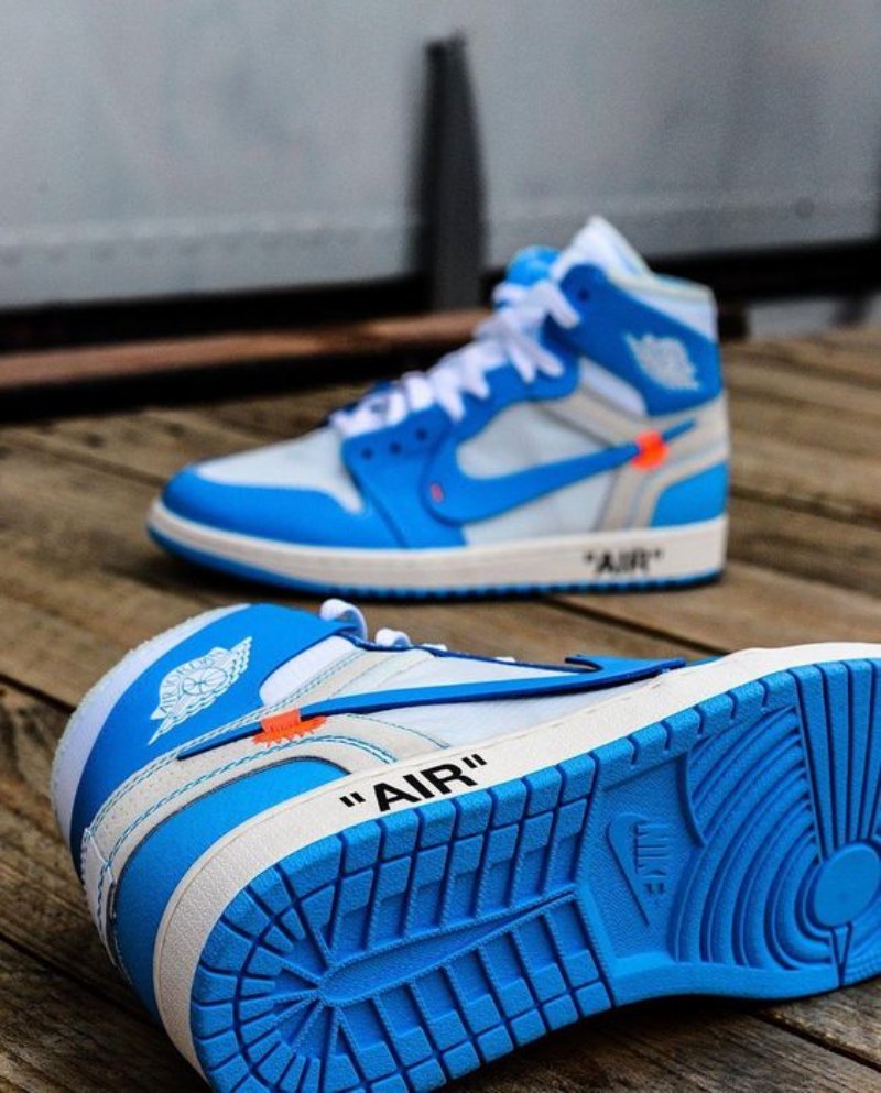Air Jordan 1 Retro Korkea Laamenvalkoinen Yliopistosininen
