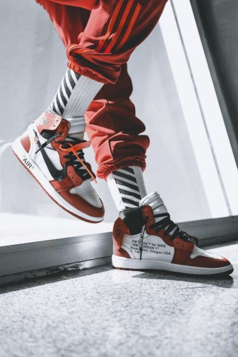 Air Jordan 1 Retro Korkea Lähtövalkoinen Chicago "the Ten"