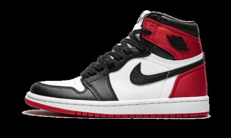 Air Jordan 1 Retro Korkea Satiini Musta Toe