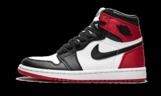 Air Jordan 1 Retro Korkea Satiini Musta Toe