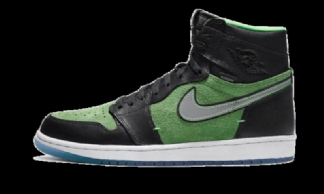 Air Jordan 1 Retro Korkea Zoom Musta Vihreä