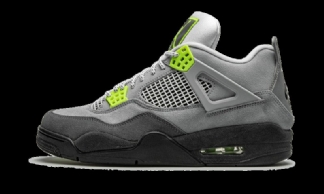 Air Jordan 4 Neon Volt