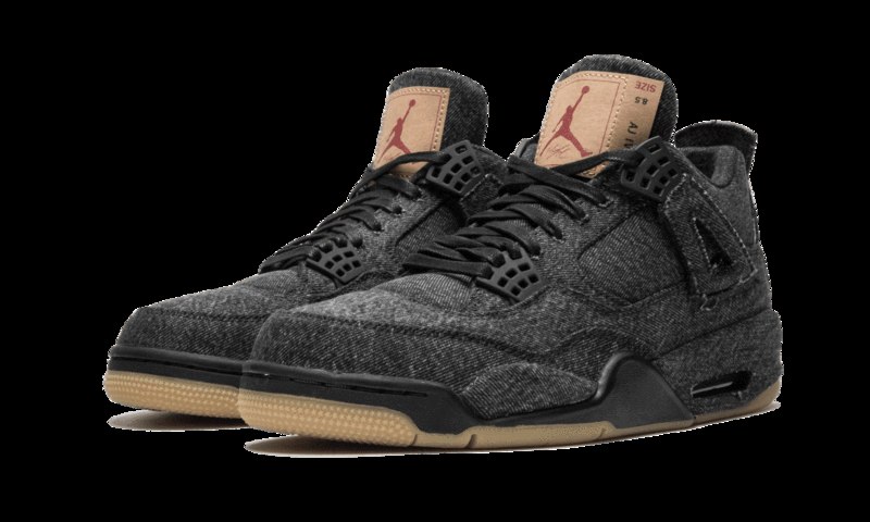 Air Jordan 4 Retro Levi's Black
