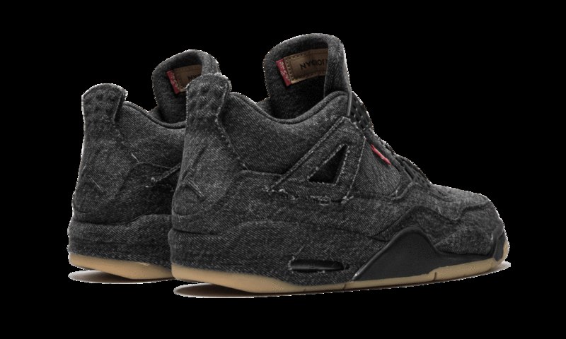 Air Jordan 4 Retro Levi's Black