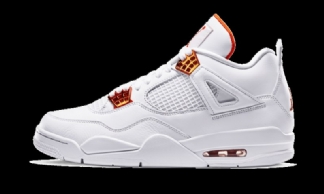 Air Jordan 4 Retro Metalli Oranssi