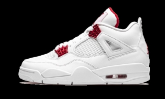 Air Jordan 4 Retro Metalli Punainen