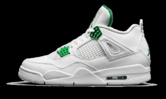 Air Jordan 4 Retro Metallivihreä