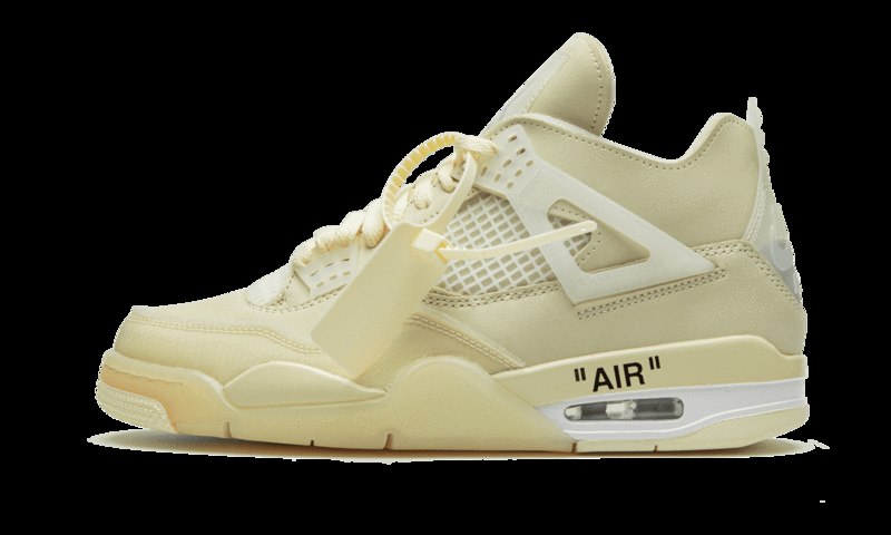 Air Jordan 4 Retro On-valkoinen Purje