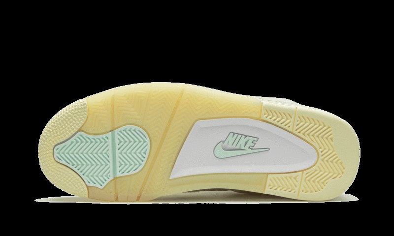 Air Jordan 4 Retro On-valkoinen Purje