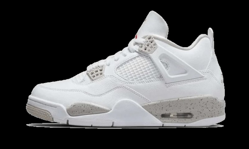 Air Jordan 4 Tech White (valkoinen Oreo)