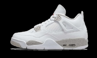 Air Jordan 4 Tech White (valkoinen Oreo)