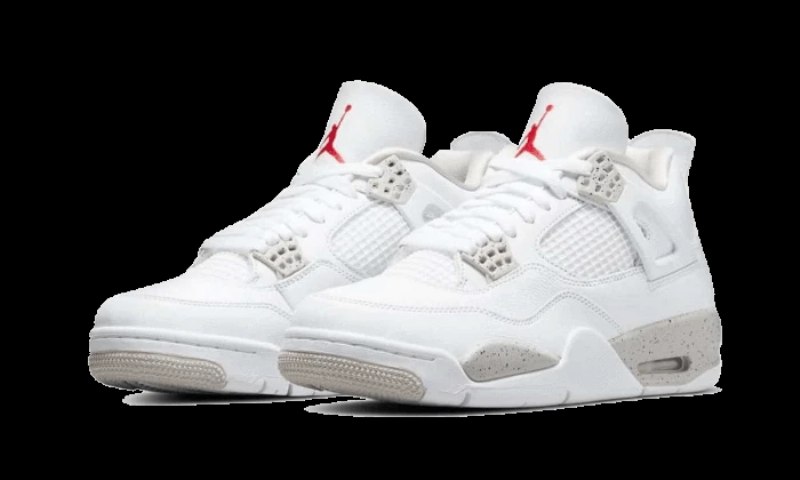Air Jordan 4 Tech White (valkoinen Oreo)