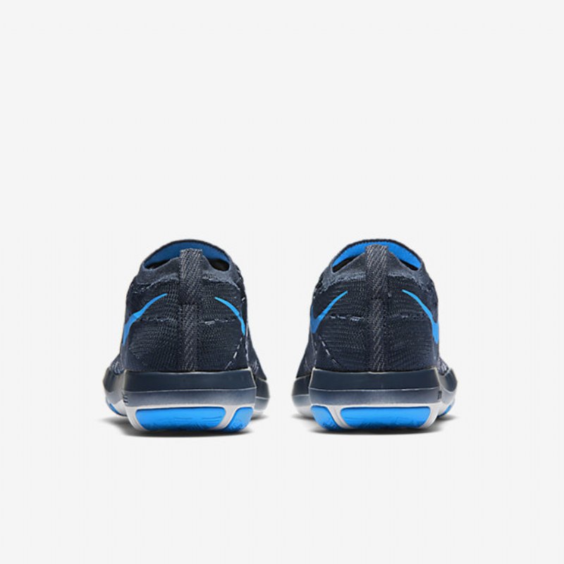 Harjoituskengät Nike Free Transform Flyknit Naisten Blue Squadron Green Decals Summit White Sininen Kiiltävä