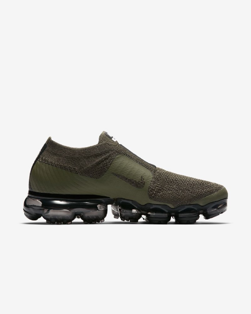 Juokseva Nike Air Moc Vapormax Flyknit Naisten Khaki Cargo Black White