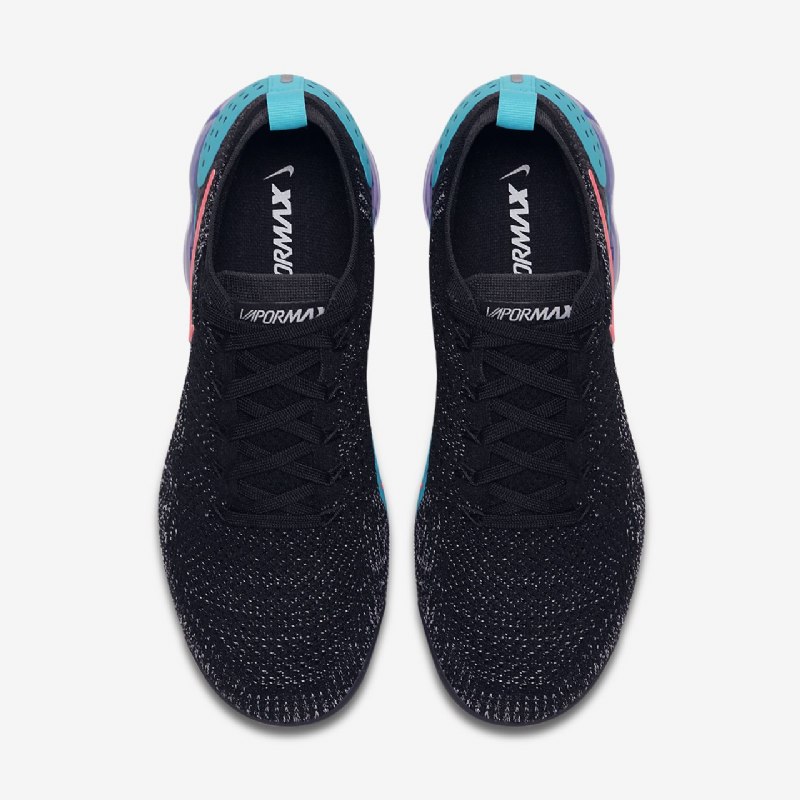 Juokseva Nike Air Vapormax Flyknit 2 Miesten Black White Cactus Pölyinen Kuuma Booli