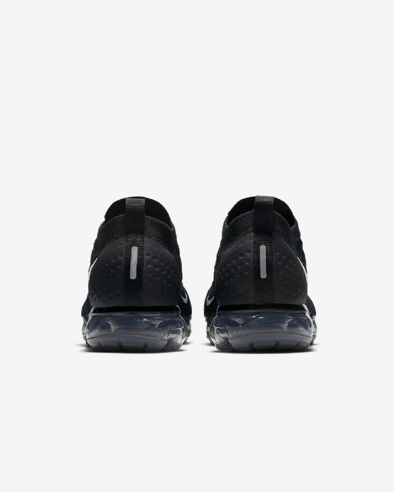 Juokseva Nike Air Vapormax Flyknit 2 Miesten Musta Tummanharmaa Metallinen Hopea Valkoinen