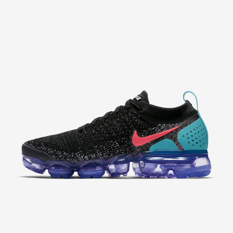 Juokseva Nike Air Vapormax Flyknit 2 Naisten Black White Cactus Pölyinen Hot Booli