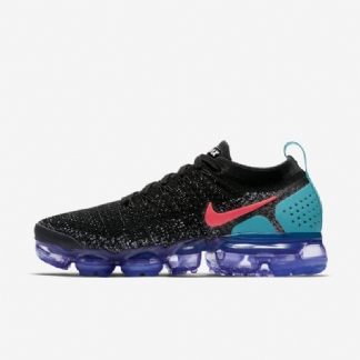 Juokseva Nike Air Vapormax Flyknit 2 Naisten Black White Cactus Pölyinen Hot Booli