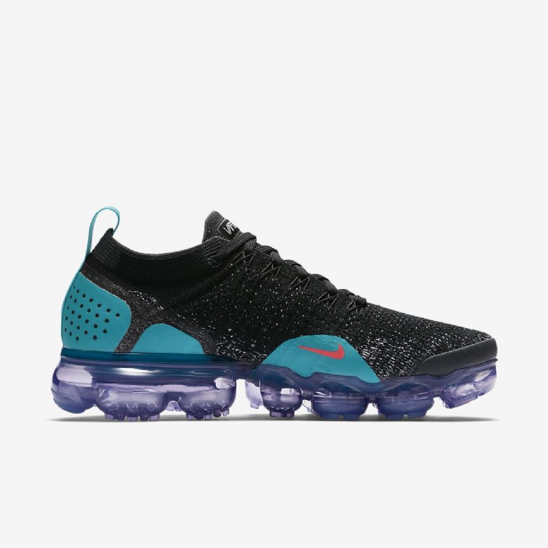 Juokseva Nike Air Vapormax Flyknit 2 Naisten Black White Cactus Pölyinen Hot Booli