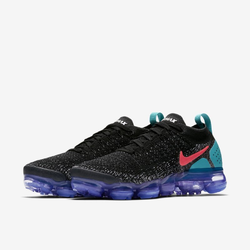 Juokseva Nike Air Vapormax Flyknit 2 Naisten Black White Cactus Pölyinen Hot Booli
