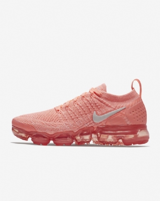 Juokseva Nike Air Vapormax Flyknit 2 Naisten Crimson Pulse Coral Stardust Sail