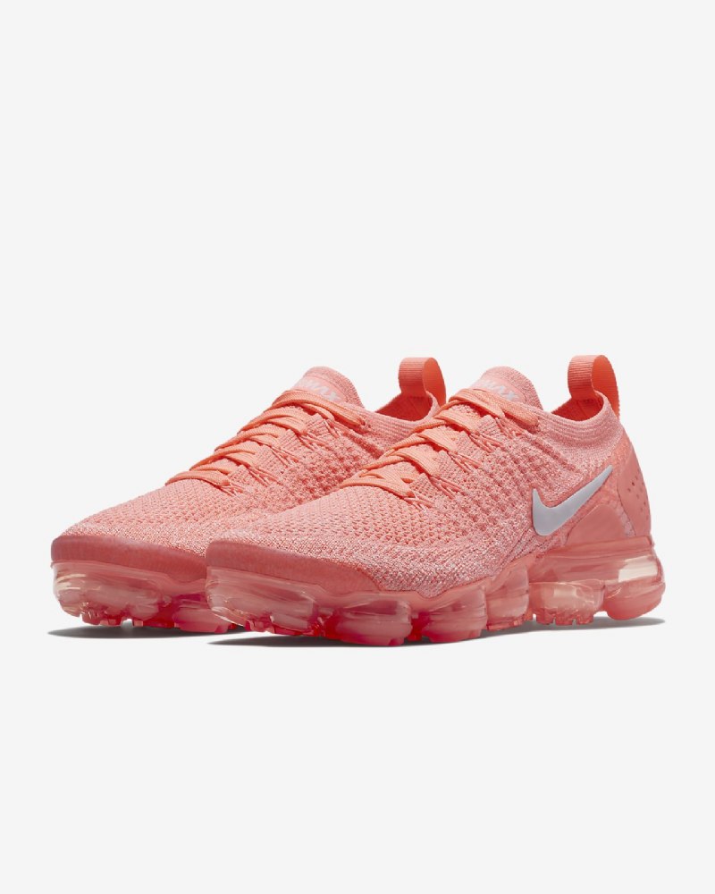 Juokseva Nike Air Vapormax Flyknit 2 Naisten Crimson Pulse Coral Stardust Sail