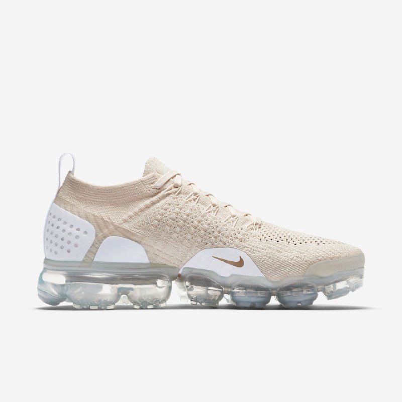 Juokseva Nike Air Vapormax Flyknit 2 Naisten Light Cream White Metallic Gold Star