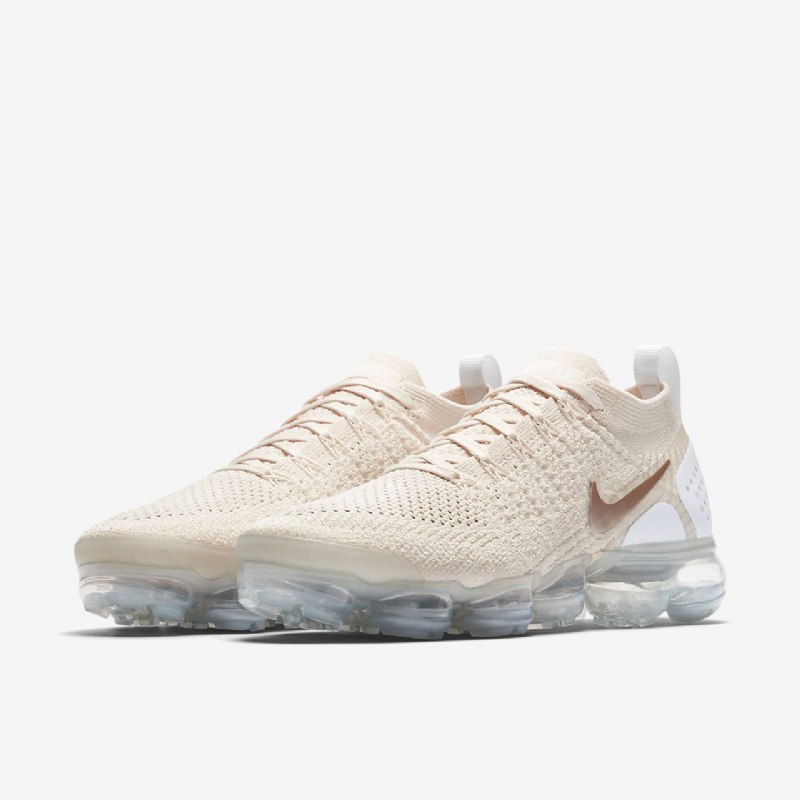 Juokseva Nike Air Vapormax Flyknit 2 Naisten Light Cream White Metallic Gold Star
