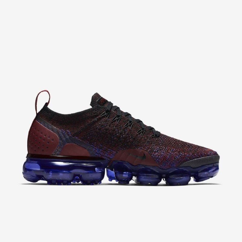 Juokseva Nike Air Vapormax Flyknit 2 Naisten Musta Punainen Team Sininen Juoksija Valkoinen