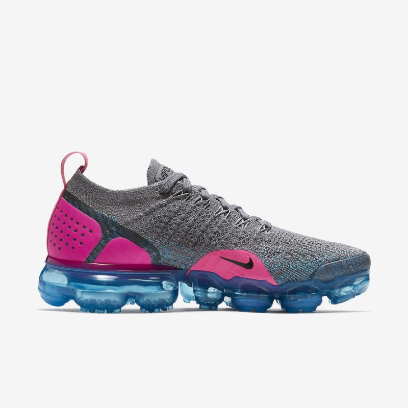 Juokseva Nike Air Vapormax Flyknit 2 Naisten Savupistooli Sininen Orbit Explosion Vaaleanpunainen Musta