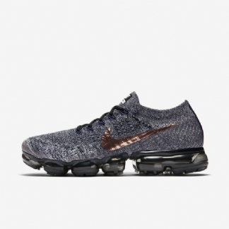 Juokseva Nike Air Vapormax Flyknit Explorer Miesten Musta Navy University Pronssi Metallinpunainen